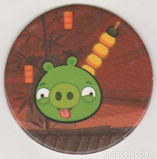 Juguetes antiguos y Juegos de colecci&oacute;n: COLECCI&Oacute;N TAZOS E-MAX ANGRY BIRDS POWER CAPS TAZO CAP POGS N&Uacute;MERO 061 61 ROVIO ENTERTAINMENT 2012