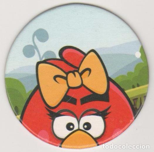 Juguetes antiguos y Juegos de colecci&oacute;n: COLECCI&Oacute;N TAZOS E-MAX ANGRY BIRDS POWER CAPS TAZO CAP POGS N&Uacute;MERO 052 52 ROVIO ENTERTAINMENT 2012