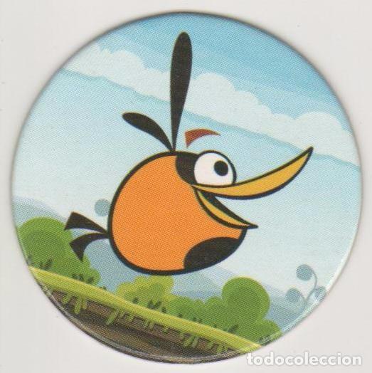 Juguetes antiguos y Juegos de colecci&oacute;n: COLECCI&Oacute;N TAZOS E-MAX ANGRY BIRDS POWER CAPS TAZO CAP POGS N&Uacute;MERO 047 47 ROVIO ENTERTAINMENT 2012