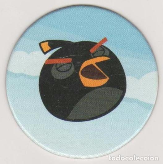Juguetes antiguos y Juegos de colecci&oacute;n: COLECCI&Oacute;N TAZOS E-MAX ANGRY BIRDS POWER CAPS TAZO CAP POGS N&Uacute;MERO 045 ROVIO ENTERTAINMENT 2012