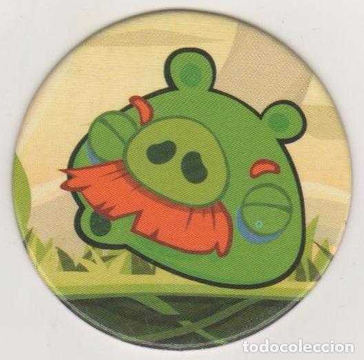 Juguetes antiguos y Juegos de colecci&oacute;n: COLECCI&Oacute;N TAZOS E-MAX ANGRY BIRDS POWER CAPS TAZO CAP POGS N&Uacute;MERO 036 36 ROVIO ENTERTAINMENT 2012