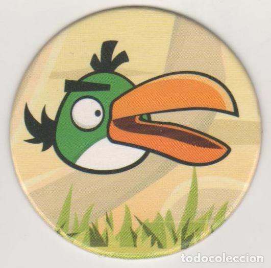 Juguetes antiguos y Juegos de colecci&oacute;n: COLECCI&Oacute;N TAZOS E-MAX ANGRY BIRDS POWER CAPS TAZO CAP POGS N&Uacute;MERO 033 33 ROVIO ENTERTAINMENT 2012