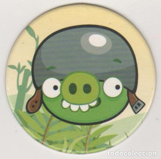 Juguetes antiguos y Juegos de colecci&oacute;n: COLECCI&Oacute;N TAZOS E-MAX ANGRY BIRDS POWER CAPS TAZO CAP POGS N&Uacute;MERO 025 25 ROVIO ENTERTAINMENT 2012