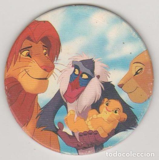 Juguetes antiguos y Juegos de colecci&oacute;n: COLECCI&Oacute;N TAZOS PANINI DISNEY EL REY LE&Oacute;N IL RE LEONE ITALIANO TAZO CAPS POGS 36 NACIMIENTO SIMBA