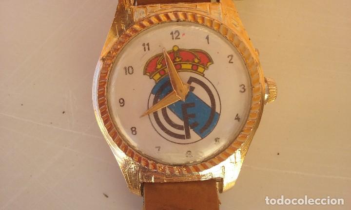 Juguetes antiguos y Juegos de colecci&oacute;n: REAL MADRID/EL RELOJ DEL DEPORTISTA/GUISVAL.