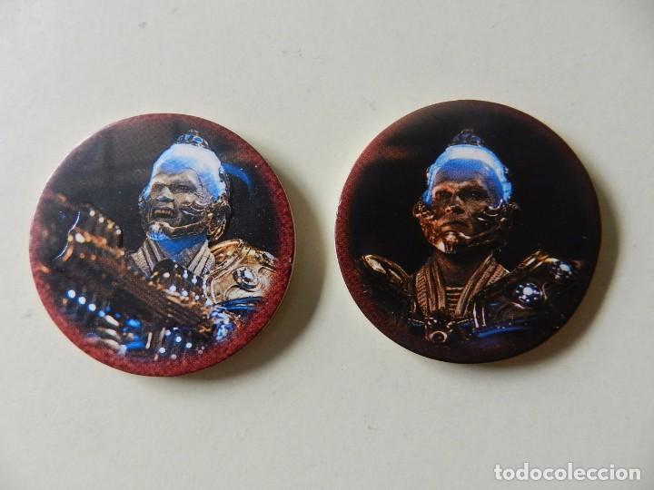 Juguetes antiguos y juegos de colecci&oacute;n: Lote 2 TAZOS Kellogg's 1997 DC Comics BATMAN TAZO CAPS NO. 5 y 12 DR. VICTOR FRIES CEREALES