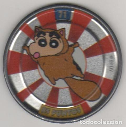 Juguetes antiguos y Juegos de colecci&oacute;n: COLECCI&Oacute;N TAZOS PANRICO BOLLYCAO SHIN CHAN METAL RAPPERS TAZO CAPS POGS N&Uacute;MERO 71 85 PUNTOS
