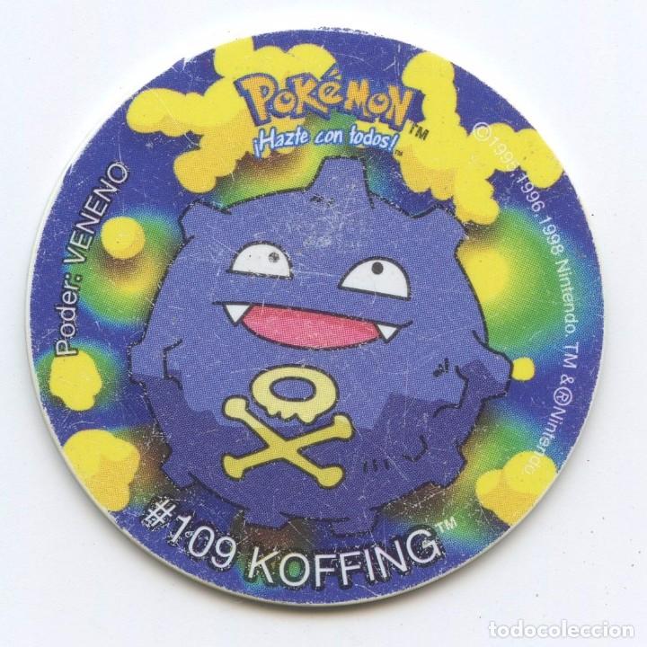 Tazo tazos pokémon matutano tazo nº109 koffin Vendido en Venta