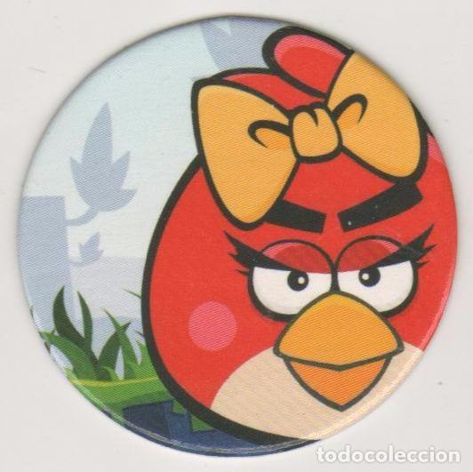 Juguetes antiguos y Juegos de colecci&oacute;n: COLECCI&Oacute;N TAZOS E-MAX ANGRY BIRDS POWER CAPS TAZO CAP POGS N&Uacute;MERO 013 13 ROVIO ENTERTAINMENT 2012