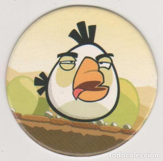 Juguetes antiguos y Juegos de colecci&oacute;n: COLECCI&Oacute;N TAZOS E-MAX ANGRY BIRDS POWER CAPS TAZO CAP POGS N&Uacute;MERO 018 18 ROVIO ENTERTAINMENT 2012