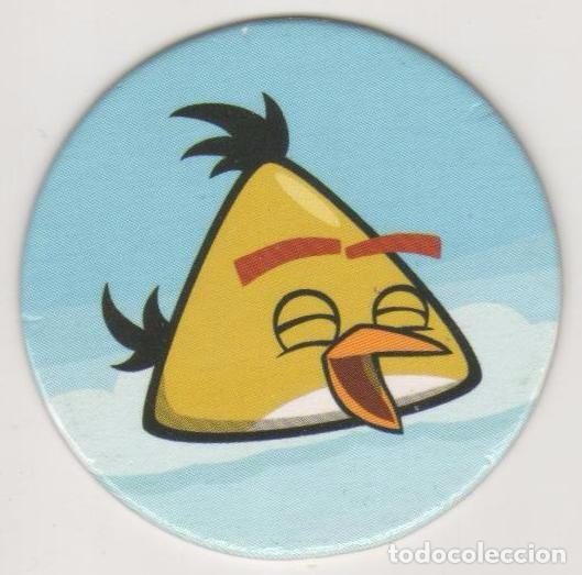 Juguetes antiguos y Juegos de colecci&oacute;n: COLECCI&Oacute;N TAZOS E-MAX ANGRY BIRDS POWER CAPS TAZO CAP POGS N&Uacute;MERO 042 42 ROVIO ENTERTAINMENT 2012