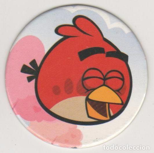 Juguetes antiguos y Juegos de colecci&oacute;n: COLECCI&Oacute;N TAZOS E-MAX ANGRY BIRDS POWER CAPS TAZO CAP POGS N&Uacute;MERO 066 66 ROVIO ENTERTAINMENT 2012