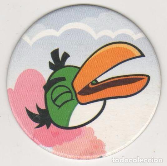 Juguetes antiguos y Juegos de colecci&oacute;n: COLECCI&Oacute;N TAZOS E-MAX ANGRY BIRDS POWER CAPS TAZO CAP POGS N&Uacute;MERO 071 71 ROVIO ENTERTAINMENT 2012