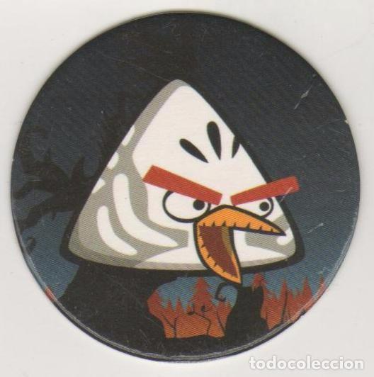 Juguetes antiguos y Juegos de colecci&oacute;n: COLECCI&Oacute;N TAZOS E-MAX ANGRY BIRDS POWER CAPS TAZO CAP POGS N&Uacute;MERO 081 81 ROVIO ENTERTAINMENT 2012