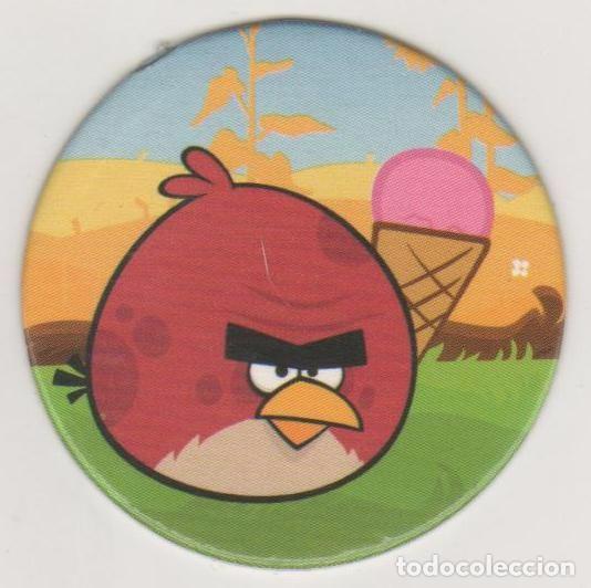 Juguetes antiguos y Juegos de colecci&oacute;n: COLECCI&Oacute;N TAZOS E-MAX ANGRY BIRDS POWER CAPS TAZO CAP POGS N&Uacute;MERO 098 98 ROVIO ENTERTAINMENT 2012