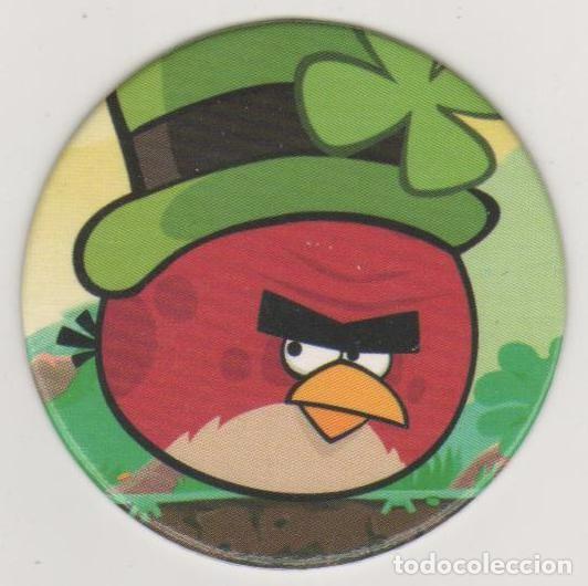 Juguetes antiguos y Juegos de colecci&oacute;n: COLECCI&Oacute;N TAZOS E-MAX ANGRY BIRDS POWER CAPS TAZO CAP POGS N&Uacute;MERO 111 ROVIO ENTERTAINMENT 2012