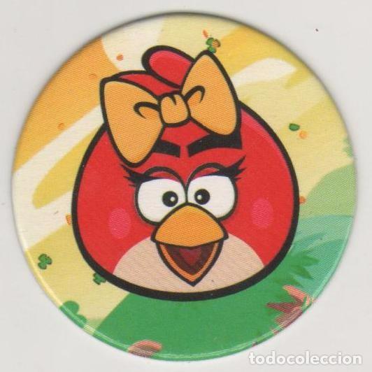 Juguetes antiguos y Juegos de colecci&oacute;n: COLECCI&Oacute;N TAZOS E-MAX ANGRY BIRDS POWER CAPS TAZO CAP POGS N&Uacute;MERO 117 ROVIO ENTERTAINMENT 2012