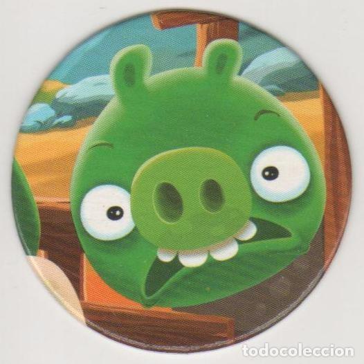 Juguetes antiguos y Juegos de colecci&oacute;n: COLECCI&Oacute;N TAZOS E-MAX ANGRY BIRDS POWER CAPS TAZO CAP POGS N&Uacute;MERO 120 ROVIO ENTERTAINMENT 2012