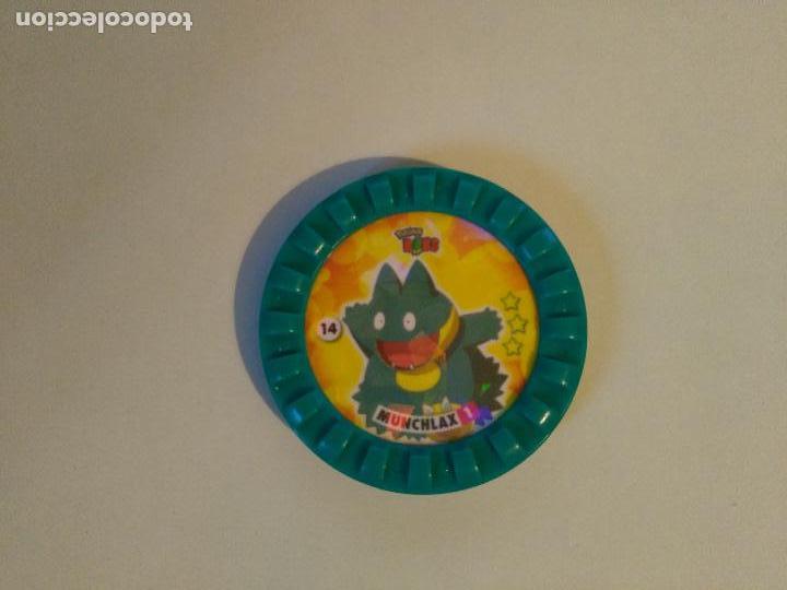 Juguetes antiguos y juegos de colecci&oacute;n: Tazo Pok&eacute;mon Roks - #14 Munchlax - Matutano