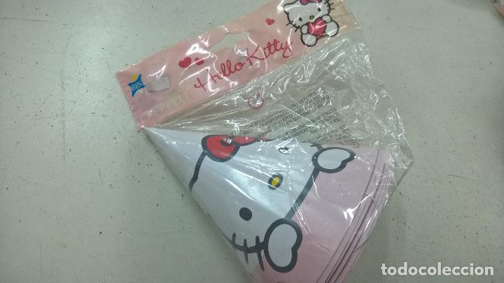 Juguetes antiguos y Juegos de colecci&oacute;n: HELLO KITTY -SANRIO-6 GORROS PAPEL PARA CUMPLEA&Ntilde;OS Y FIESTAS-N