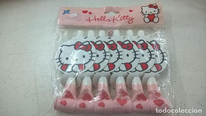 Juguetes antiguos y Juegos de colecci&oacute;n: HELLO KITTY -SANRIO-6 MATASUEGRAS PARA CUMPLEA&Ntilde;OS Y FIESTAS-N