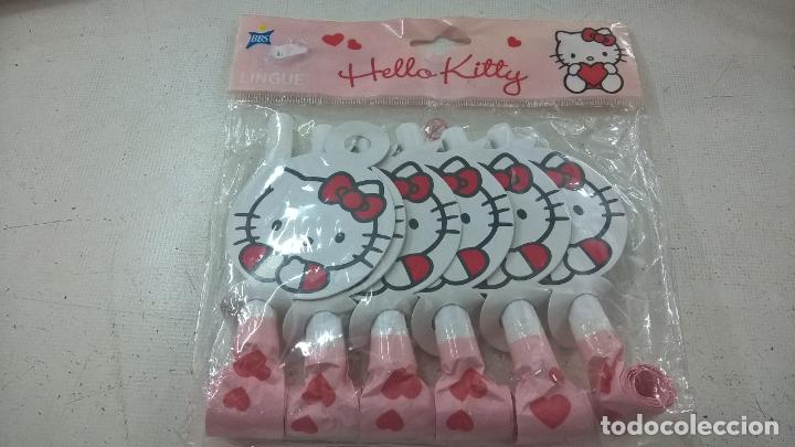 Juguetes antiguos y Juegos de colecci&oacute;n: HELLO KITTY -SANRIO-6 MATASUEGRAS PARA CUMPLEA&Ntilde;OS Y FIESTAS-N