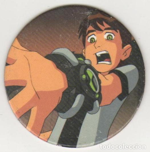 Juguetes antiguos y juegos de colecci&oacute;n: COLECCI&Oacute;N TAZOS EXIT TOYS BEN 10 CAPS TAZO POGS CARTOON NETWORK N&Uacute;MERO 55 3 POINTS PUNTOS