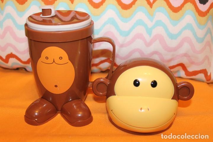Juguetes antiguos y juegos de colecci&oacute;n: CANTIMPLORA DE MONO - Foto 5