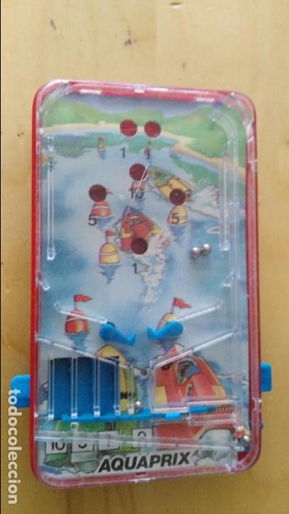 Giocattoli antichi e Giochi di collezione: Billar&iacute;n Aquaprix juego de bolsillo Obertoys, a&ntilde;os 80