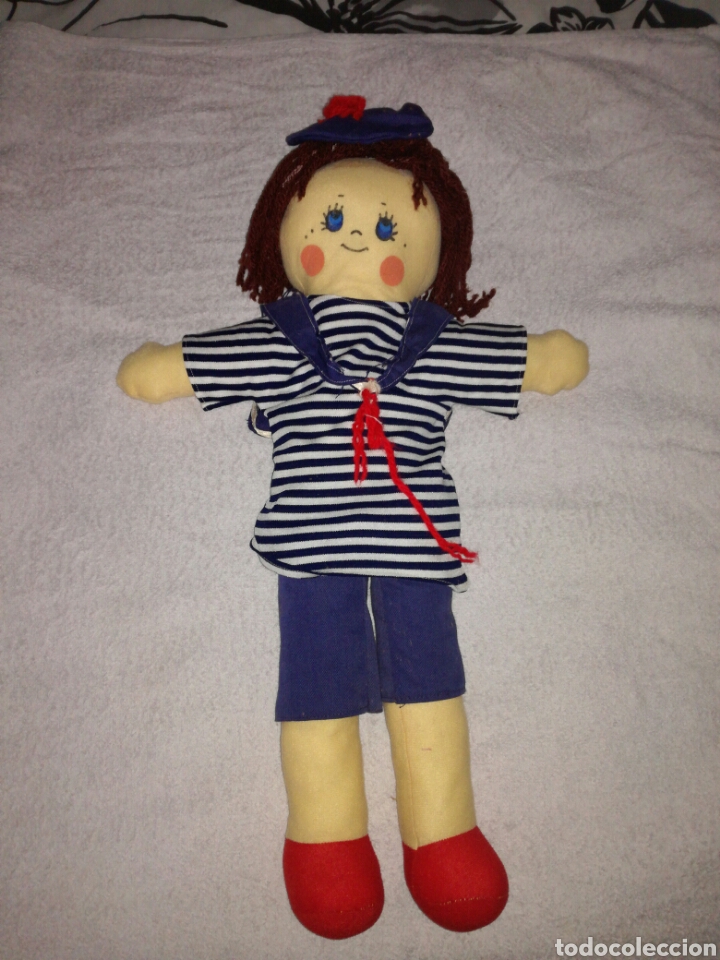 Juguetes antiguos y Juegos de colecci&oacute;n: Antiguo mu&ntilde;eco de trapo