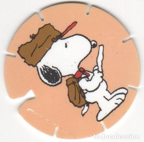 Juguetes antiguos y Juegos de colecci&oacute;n: COLECCI&Oacute;N TAZOS GREFUSA SNOOPY CAPS COLLECTION TAZO CAPS POGS N&Uacute;MERO 10 SERIE ANIMACI&Oacute;N A&Ntilde;O 2002