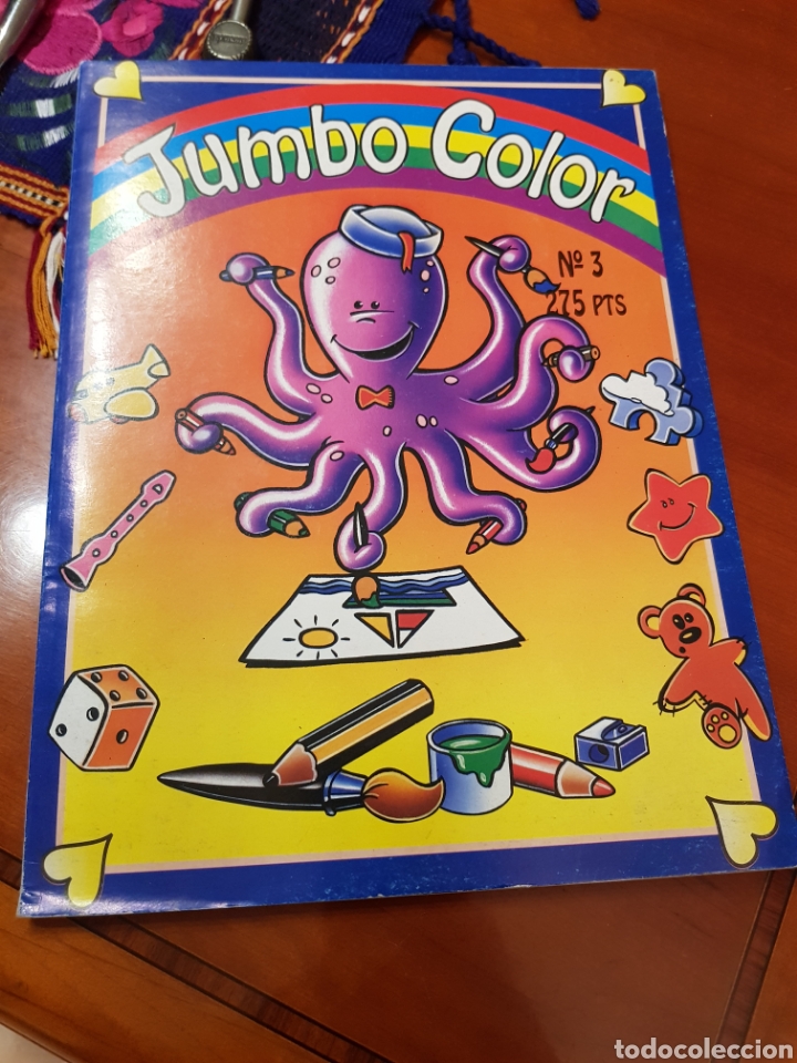 Juguetes antiguos y Juegos de colecci&oacute;n: Lote Jumbo Color (Libro de colorear para ni&ntilde;os ) A&ntilde;os 80 perfecto estado + Juego Pinocho .