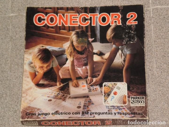 Juguetes antiguos y Juegos de colecci&oacute;n: CONECTOR 2 ELECTRICO FUNCIONANDO PERFECTO , PARKER( MADE IN SPAIN)REF:1011 . A&Ntilde;OS 70. CON 13 L&Aacute;MINAS