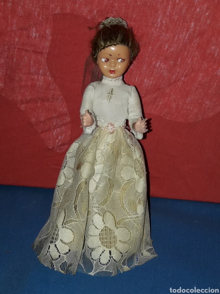 Juguetes antiguos y Juegos de colecci&oacute;n: ANTIGUA MU&Ntilde;ECA DE COMUNION