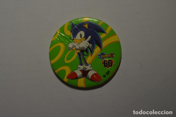 Juguetes antiguos y juegos de colecci&oacute;n: TAZO BOLLYCAO SONICX NUMERO 60