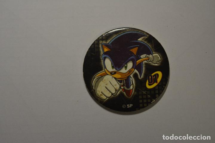 Juguetes antiguos y juegos de colecci&oacute;n: TAZO BOLLYCAO PICKERS SONICX NUMERO 1