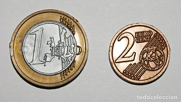 Monedas de euro de juguete