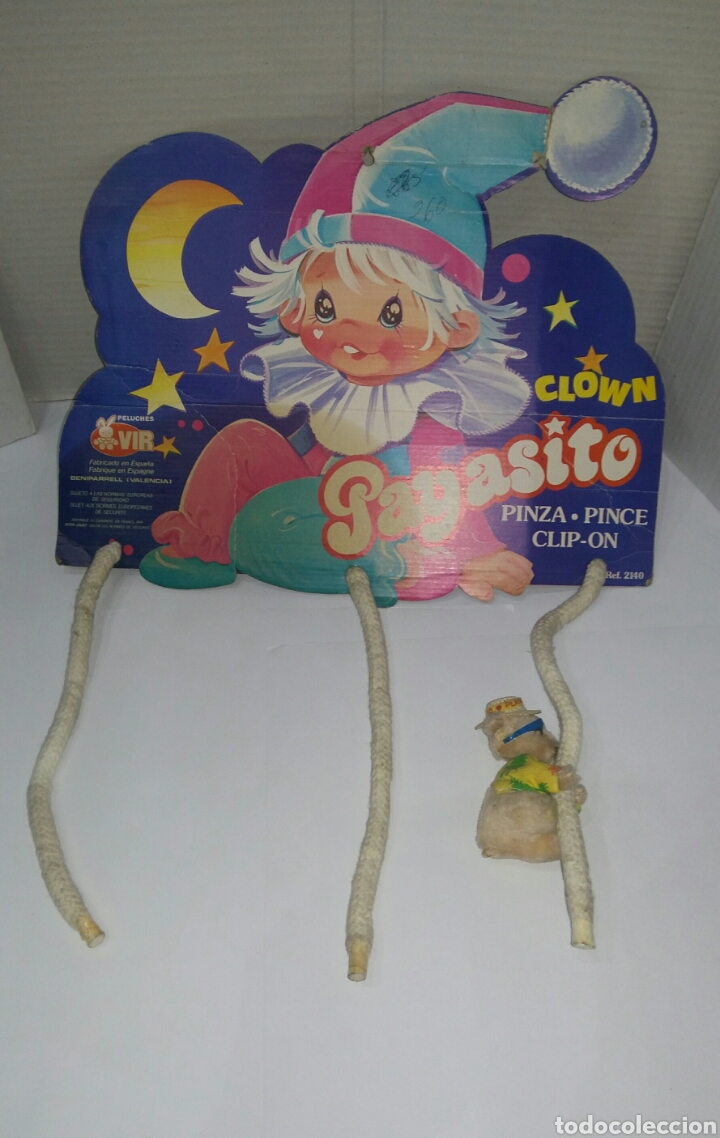 Juguetes antiguos y juegos de colecci&oacute;n: MU&Ntilde;ECO VIR PITIPINZA OSITO. OSO PINZA. A&Ntilde;OS 80. ROTO.