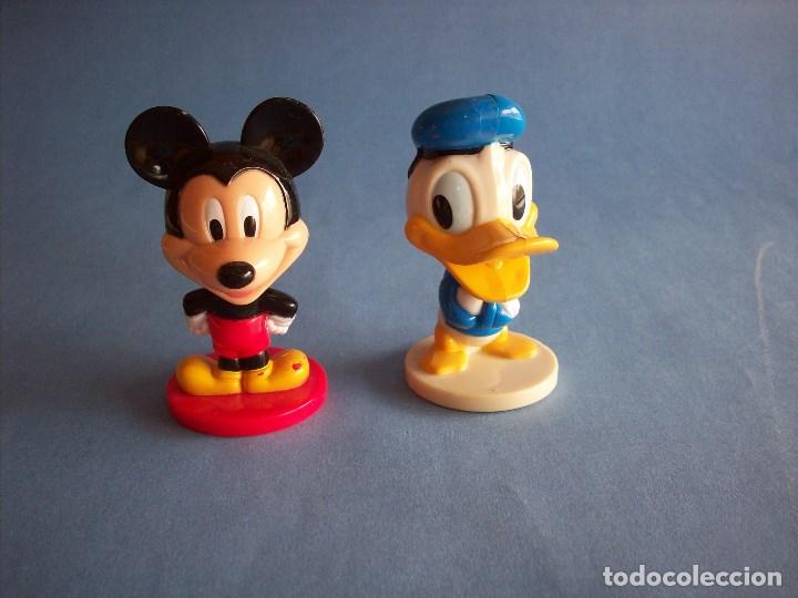 Juguetes antiguos y juegos de colecci&oacute;n: mickey y donald cabezudos kellogs - Foto 1