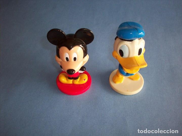 Juguetes antiguos y juegos de colecci&oacute;n: mickey y donald cabezudos kellogs - Foto 2