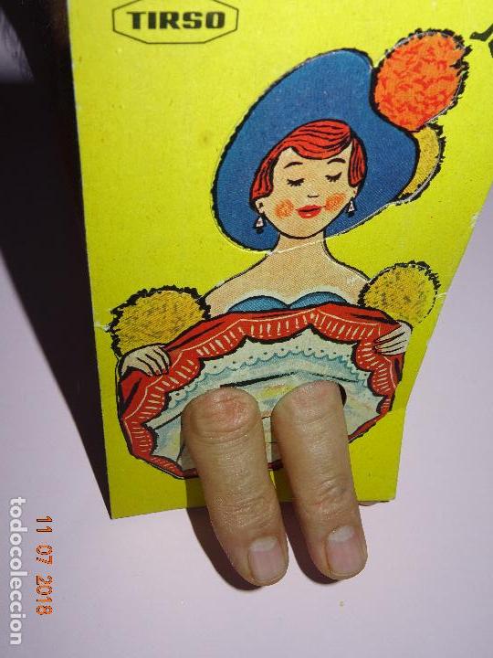 Antique Toys and Collectible Games: Antigua Bailarina Troquelada para Bailar con los Dedos Publicidad de Industrias Pl&aacute;sticas TIRSO