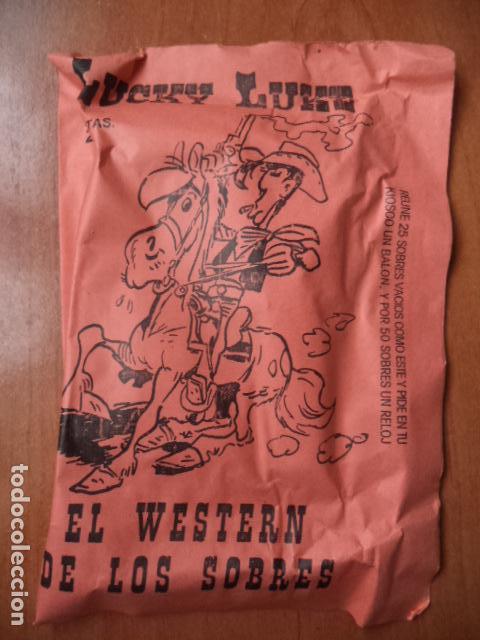 Altes Spielzeug und Spiele: SOBRE SORPRESA. LUCKY LUKE. 25 PESETAS. MEDIDAS : 21 X 15 CM.