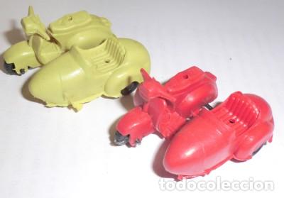 Juguetes antiguos y Juegos de colecci&oacute;n: BARATIJA DE KIOSKO, 2 VESPAS CON SIDECAR ZIX