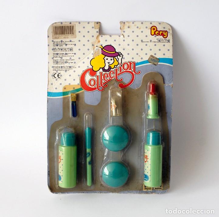 Juguetes antiguos y Juegos de colecci&oacute;n: Antiguo juguete kit maquillaje Pery Collection, de Barval. Fabricado en Espa&ntilde;a. Nuevo, en su blister