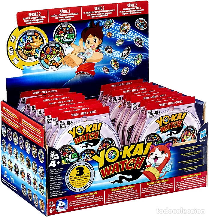 Lote 16 Sobres Medallas Yo Kai Watch Yo Kai Y Sold Through Direct Sale