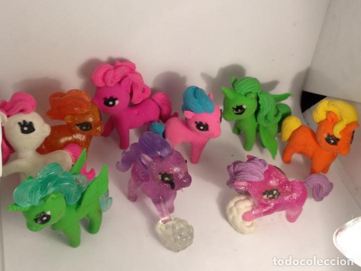 Juguetes antiguos y Juegos de colecci&oacute;n: Lote 9 ponis unicornios pegaso