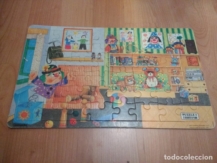 Brinquedos antigos e Jogos de cole&ccedil;&atilde;o: ANTIGUO PUZZLE CART&Oacute;N &laquo;LA HABITACI&Oacute;N DE JUGUETES&raquo;
