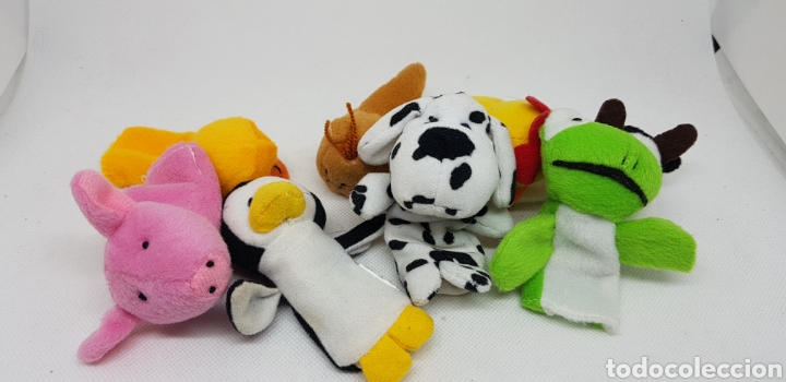 Brinquedos antigos e Jogos de cole&ccedil;&atilde;o: Lote de marionetas de dedo - car09