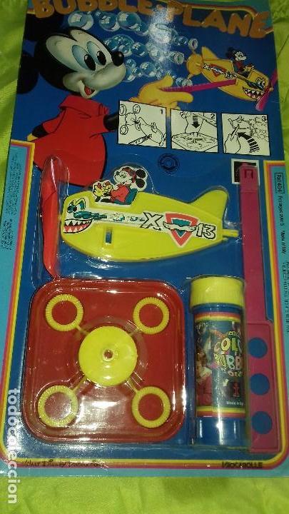 Juguetes antiguos y juegos de colecci&oacute;n: antiguo juego montable de pompa de jabon mickey mouse de dulcop.italia a&ntilde;o 1982.sin usar