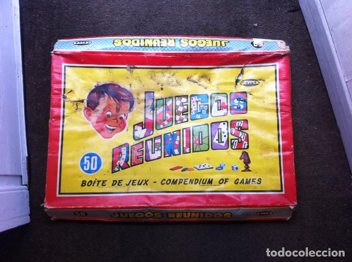 Juguetes antiguos y Juegos de colecci&oacute;n: JUEGO (JUEGOS REUNIDOS) DE GEYPER. (50 JUEGOS) MEDIDAS CAJA: 67 x 43cm